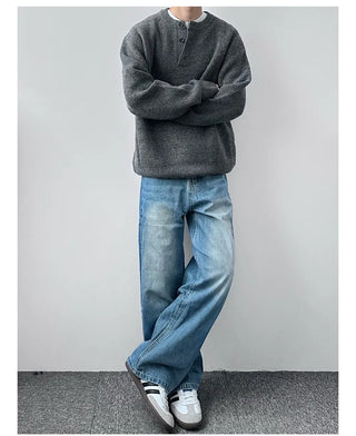 henry collar sweater