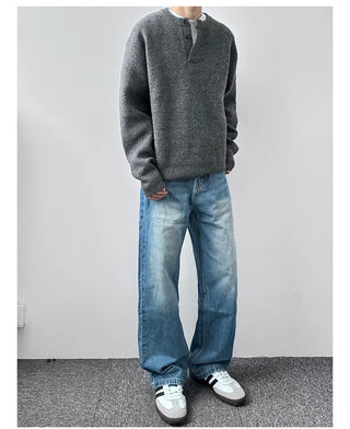 henry collar sweater