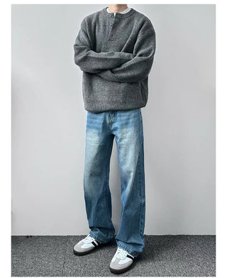 henry collar sweater