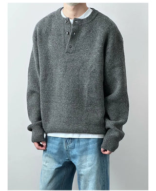 henry collar sweater
