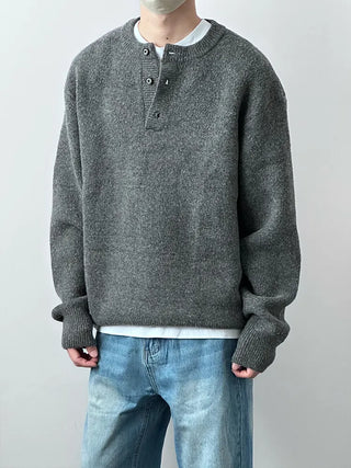 henry collar sweater