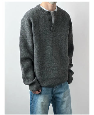 henry collar sweater