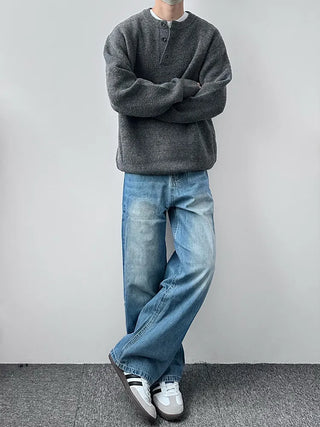 henry collar sweater