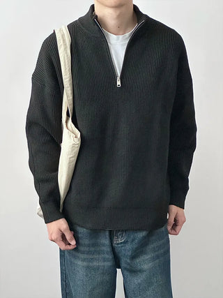 half zip sweater