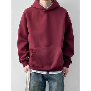burgundy hooded sweater
