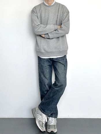 heavy round sweater