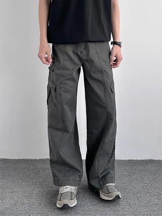 washed overalls pants