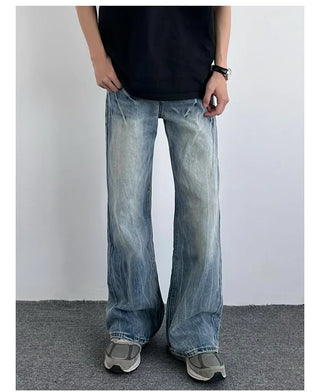 lightning crack jeans
