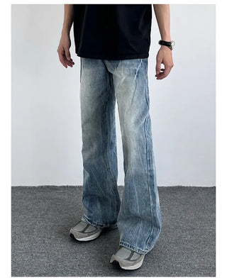 lightning crack jeans