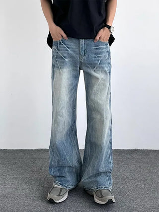 lightning crack jeans
