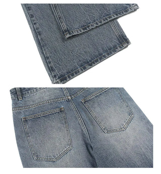 lightning crack jeans