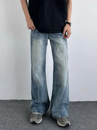 lightning crack jeans