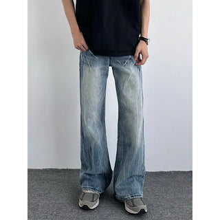 lightning crack jeans