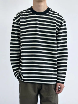 striped pullover sweater