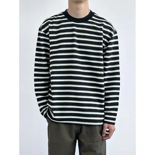 striped pullover sweater