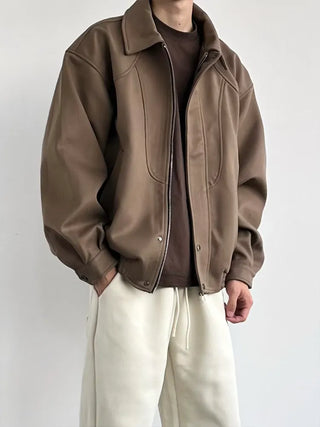 patchwork wool coat