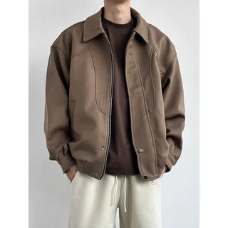 patchwork wool coat
