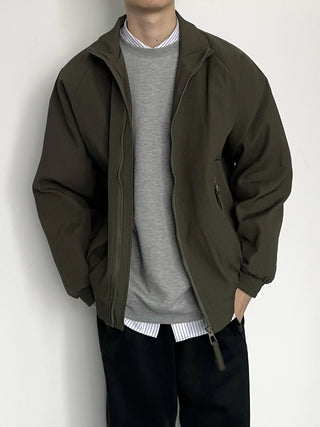 stand collar jacket