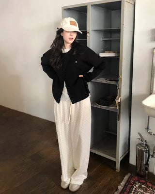 (4 colors) Dot Point Pants