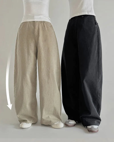 Summer wide chino pants