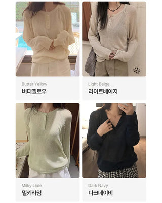 Summer Open Knit - 3 Colors