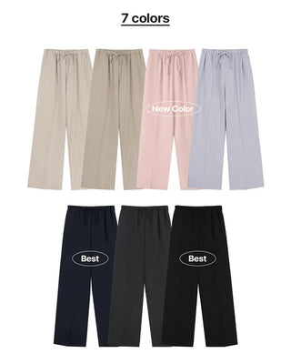 Cooling linen leg-lengthening pants - 7 colors