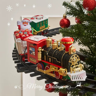 Electric Christmas Tree Train Set