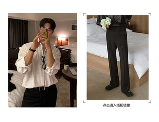 casual lapel shirt