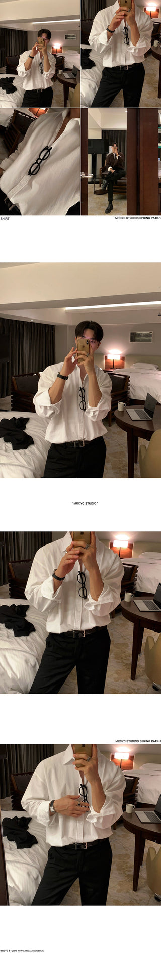 casual lapel shirt