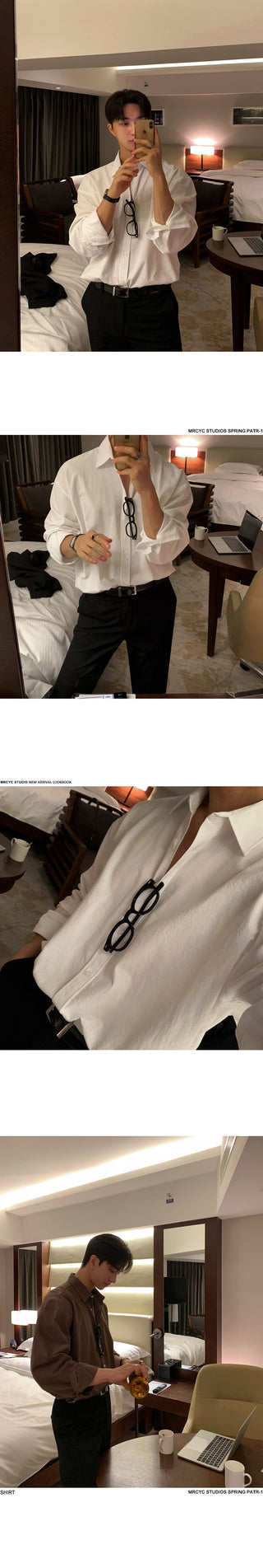 casual lapel shirt