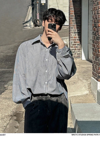 stripe casual shirt