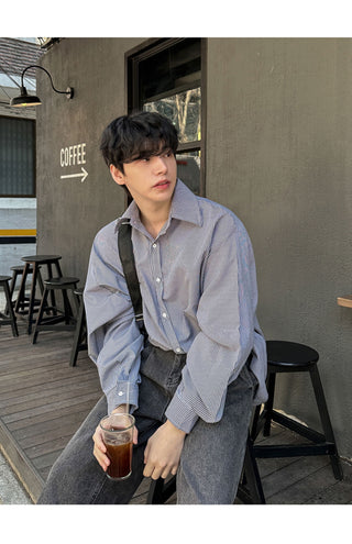 stripe casual shirt