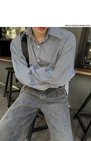 stripe casual shirt