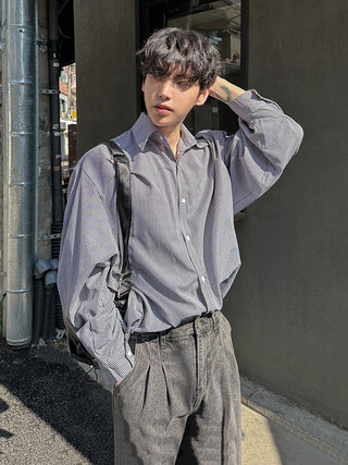 stripe casual shirt