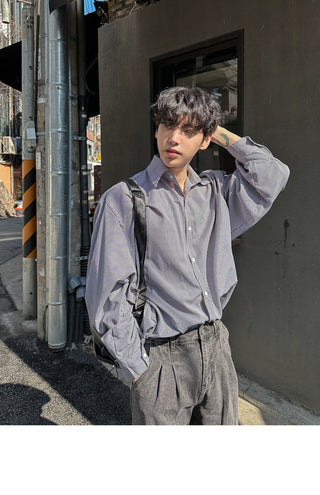 stripe casual shirt