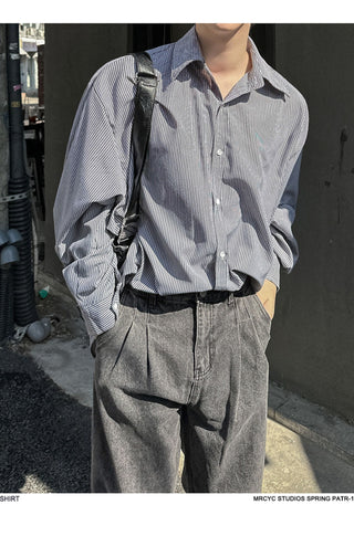 stripe casual shirt