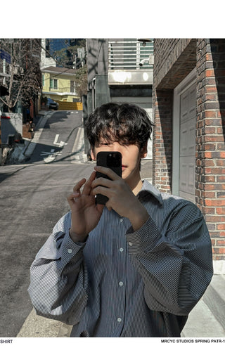 stripe casual shirt