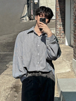stripe casual shirt