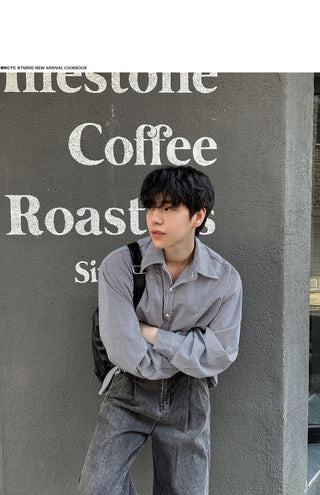 stripe casual shirt