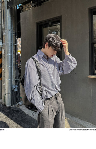 stripe casual shirt