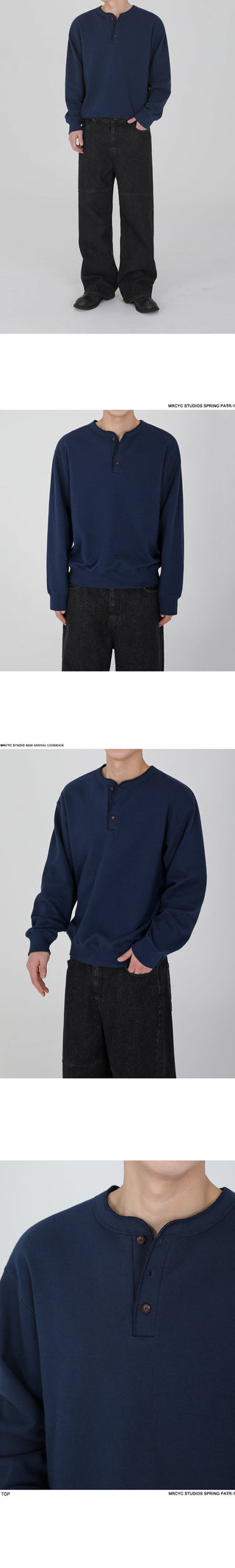 henry collar sweater