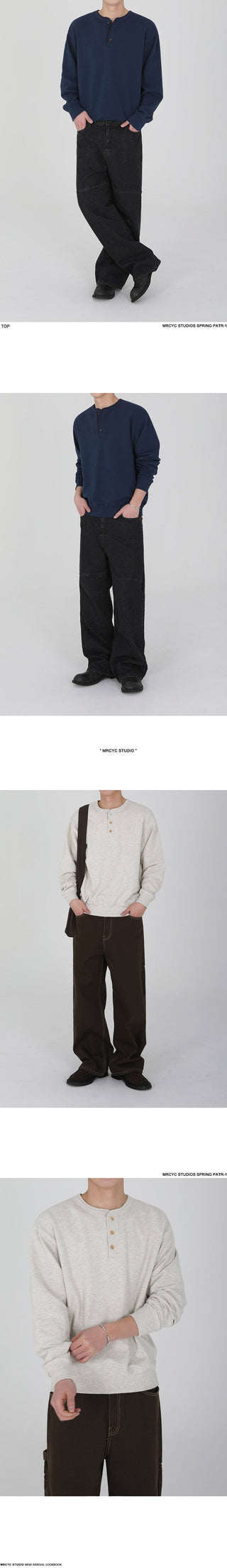 henry collar sweater