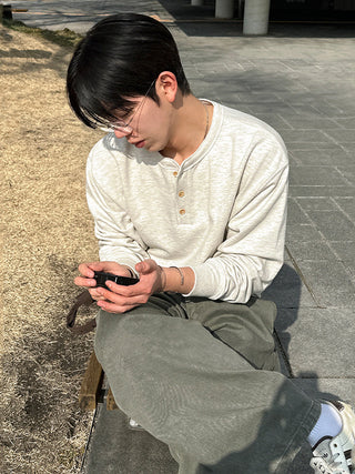 henry collar sweater