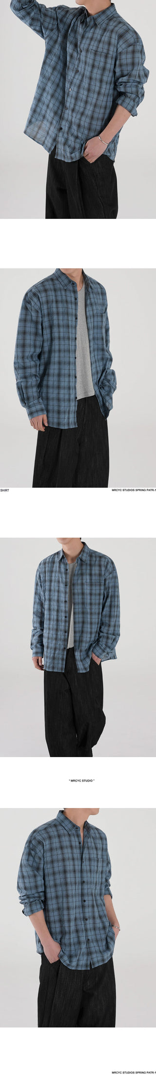 plaid casual shirt