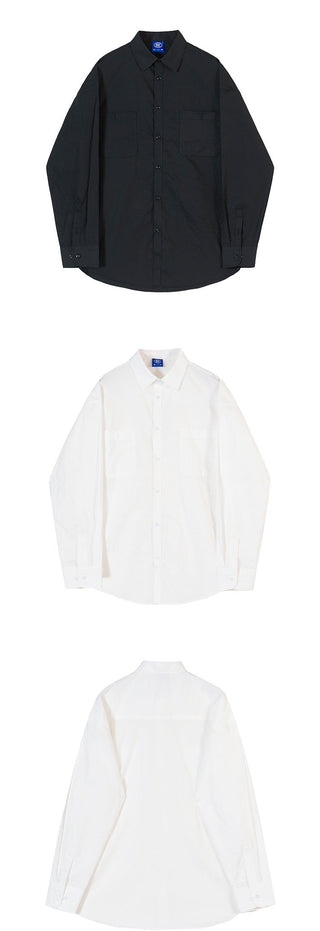 pleated cargo shirt