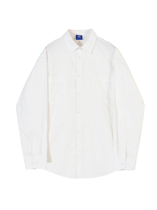 pleated cargo shirt