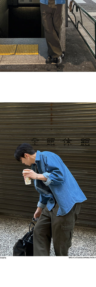 cargo wide pants