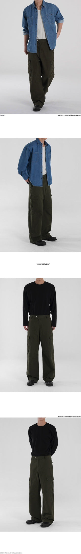 cargo wide pants