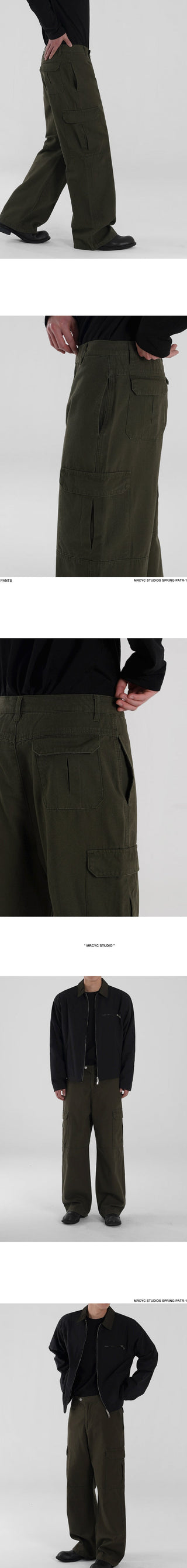 cargo wide pants