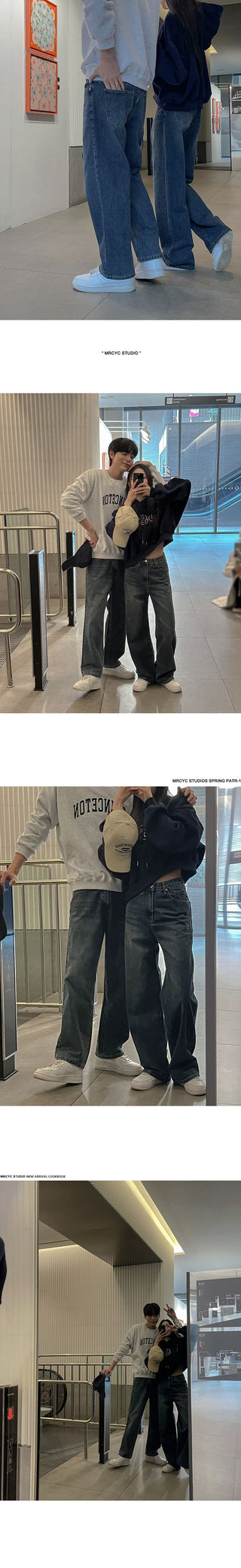 couple denim pants